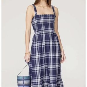 NWT Hill House Home Anjuli smocked maxi dress